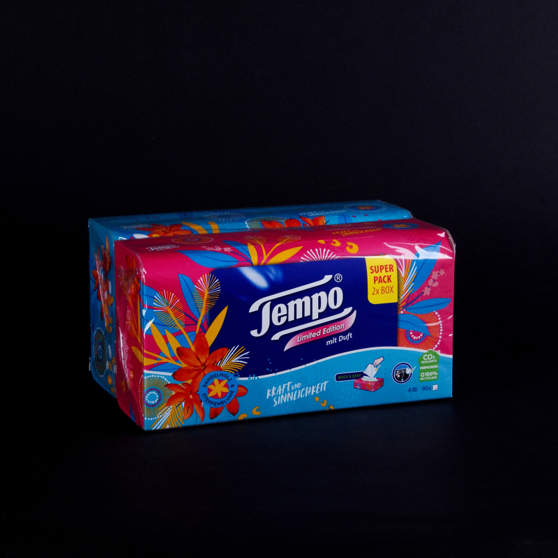 Tempo papírové kapesníčky Melodie 2x90 box