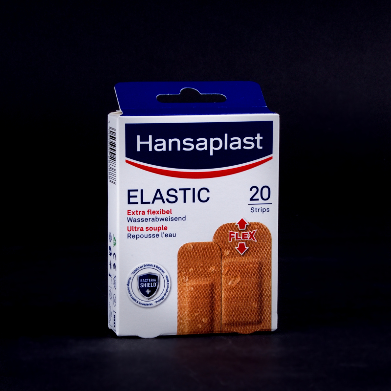 Náplasti elastické, extra flexibilní, vodoodpudivé Hansaplast