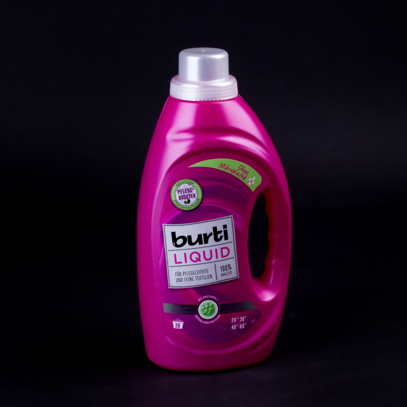 Prací gel Burti na jemný textil s rostlinnou látkou