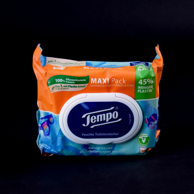 Vlhčený toaletní papír Tempo Maxi Pack 86 ks