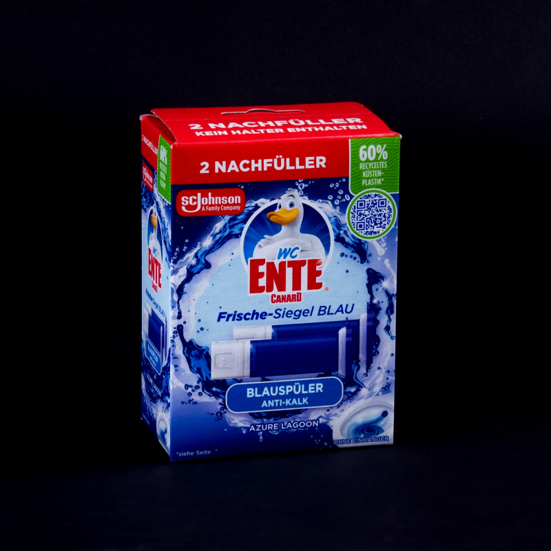 Gelové náplně Azurová laguna s modrou vodou WC Ente