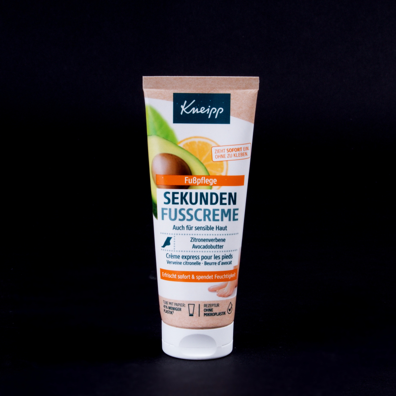 Sekundový krém na nohy Citronová verbena a avokádové máslo Kneipp