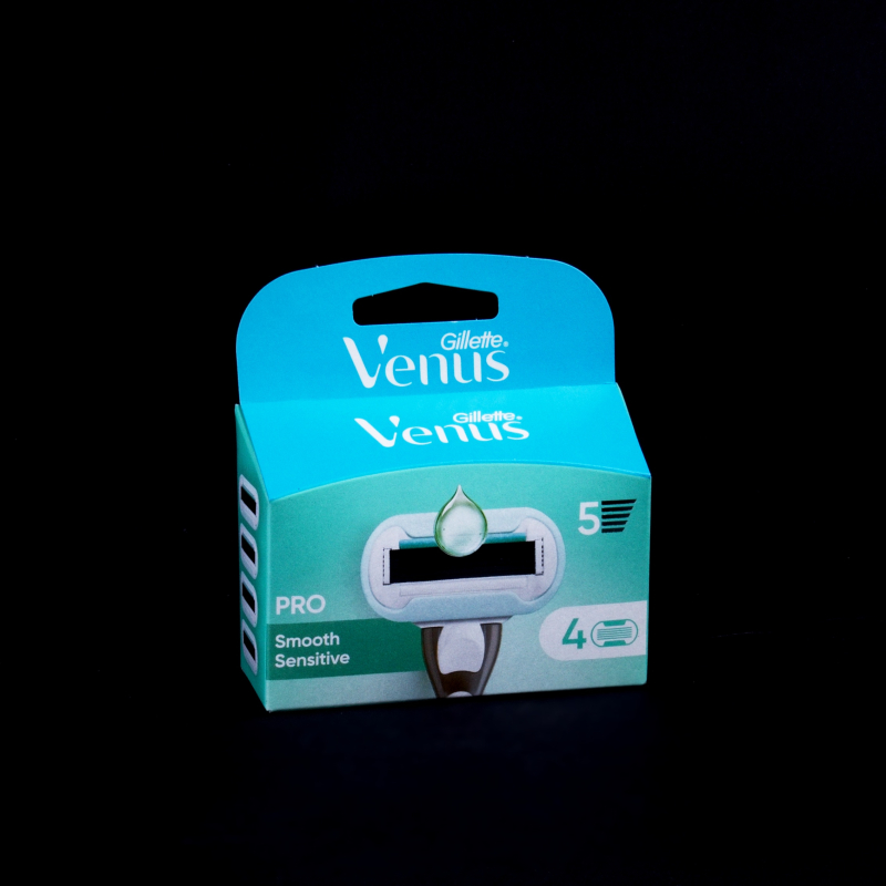 Náhradní žiletky Gilette Venus Pro Smooth Sensitive 4 ks