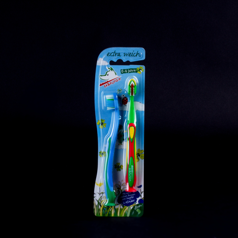 Zubní kartáčky pro malé děti 0-6 let extra měkké Tabaluga