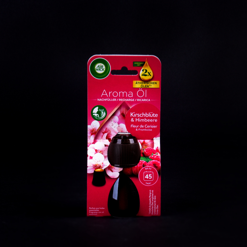 Nápň do aromatické olejové lampy Květ třešně a maliny  Airwick