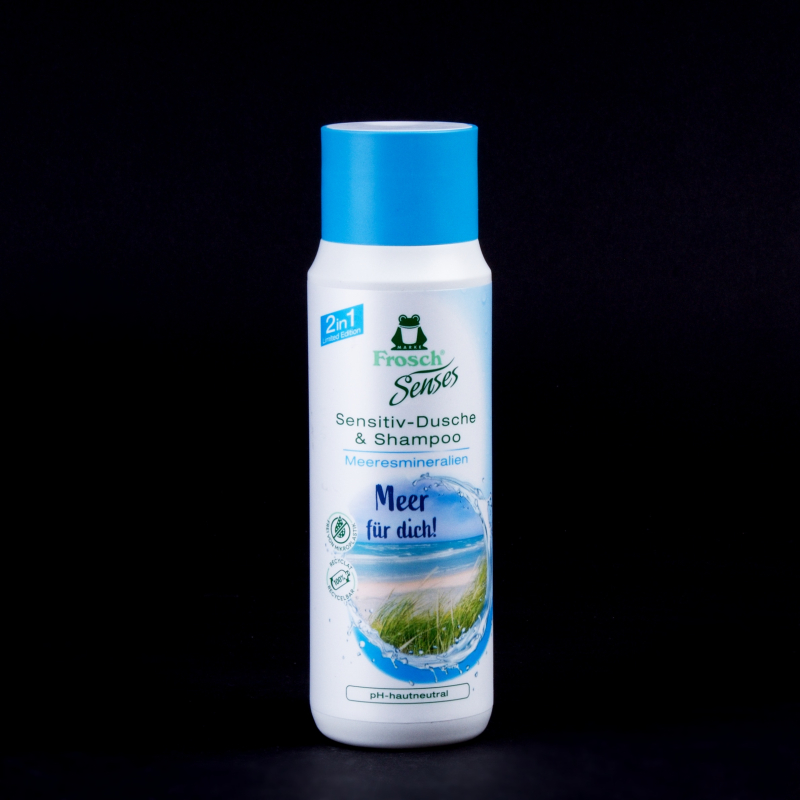 Sprchový gel a šampon Senstive Frosch Mořské minerály